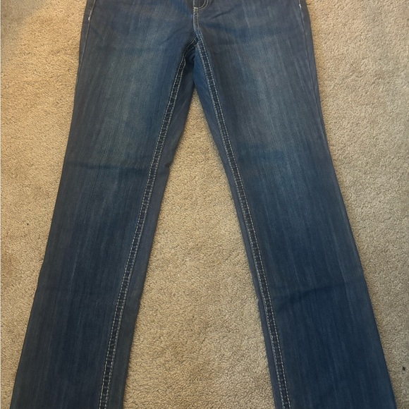 INC International Concepts Dark Blue Boot Cut Jeans - Picture 3 of 7